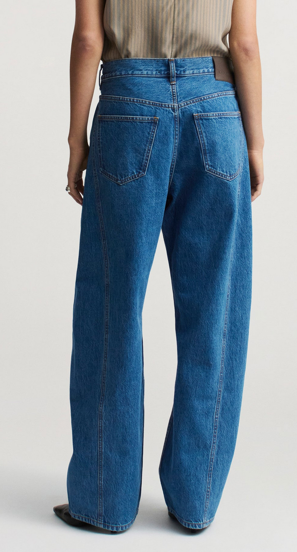 Callum barrel jean in cotton denim new blue