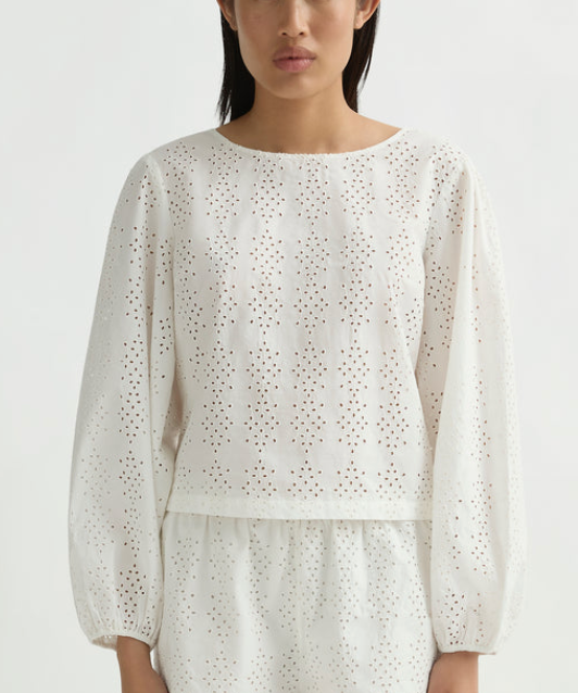 Harriet Blouse Vintage White