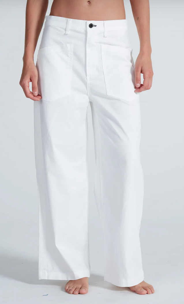 Virginia twill pant ivory