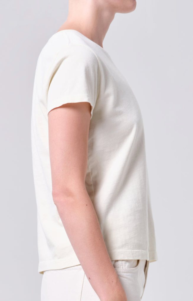 Long Line Adine Tee In Blonde