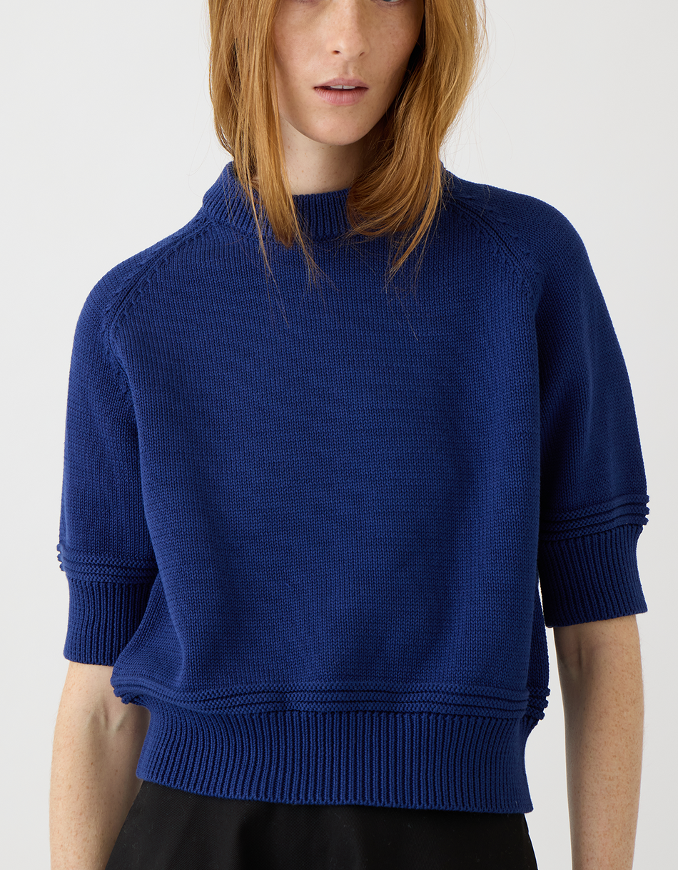 Daria Cotton Top Baltic Blue