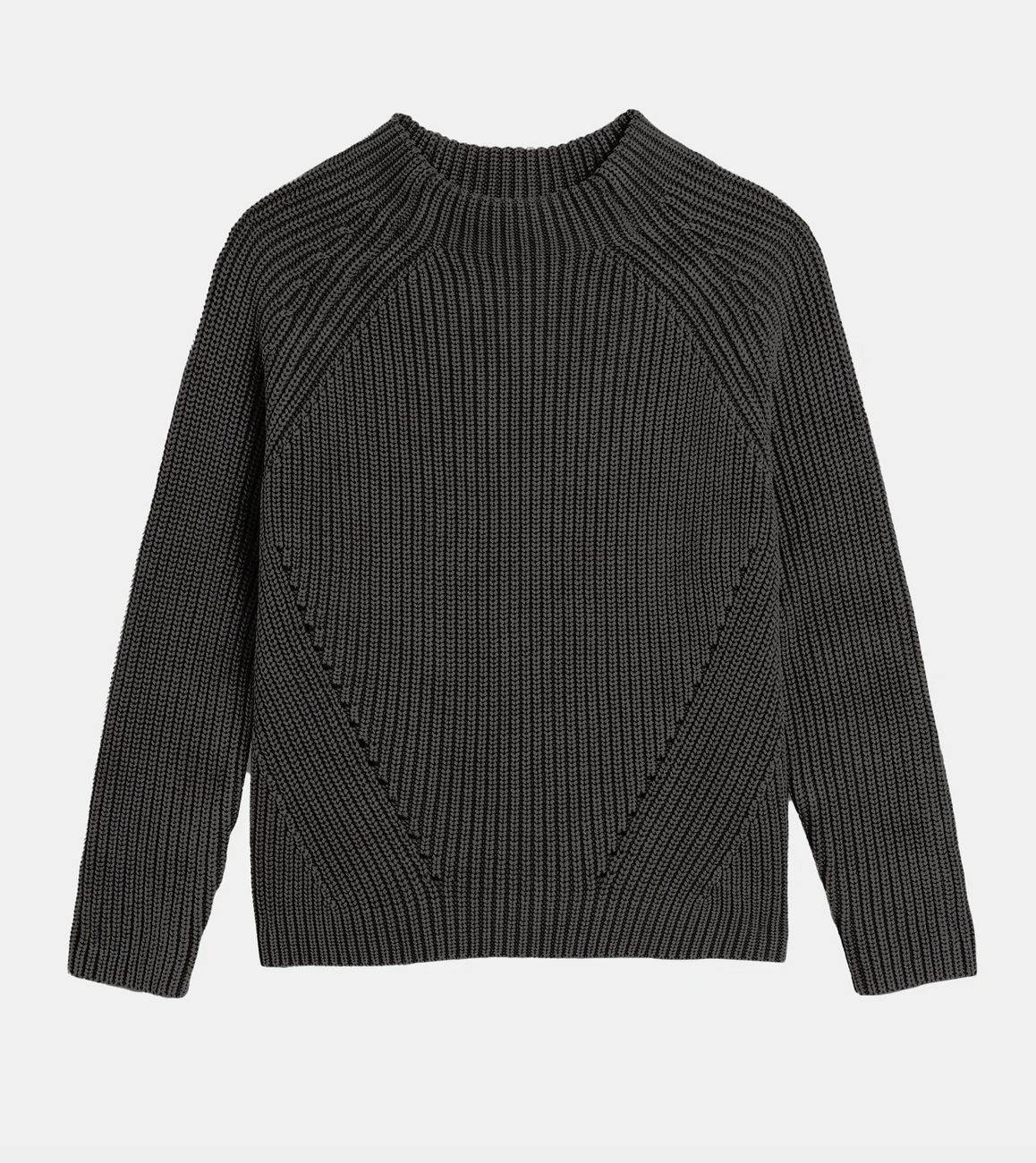 daphne washed cotton sweater black