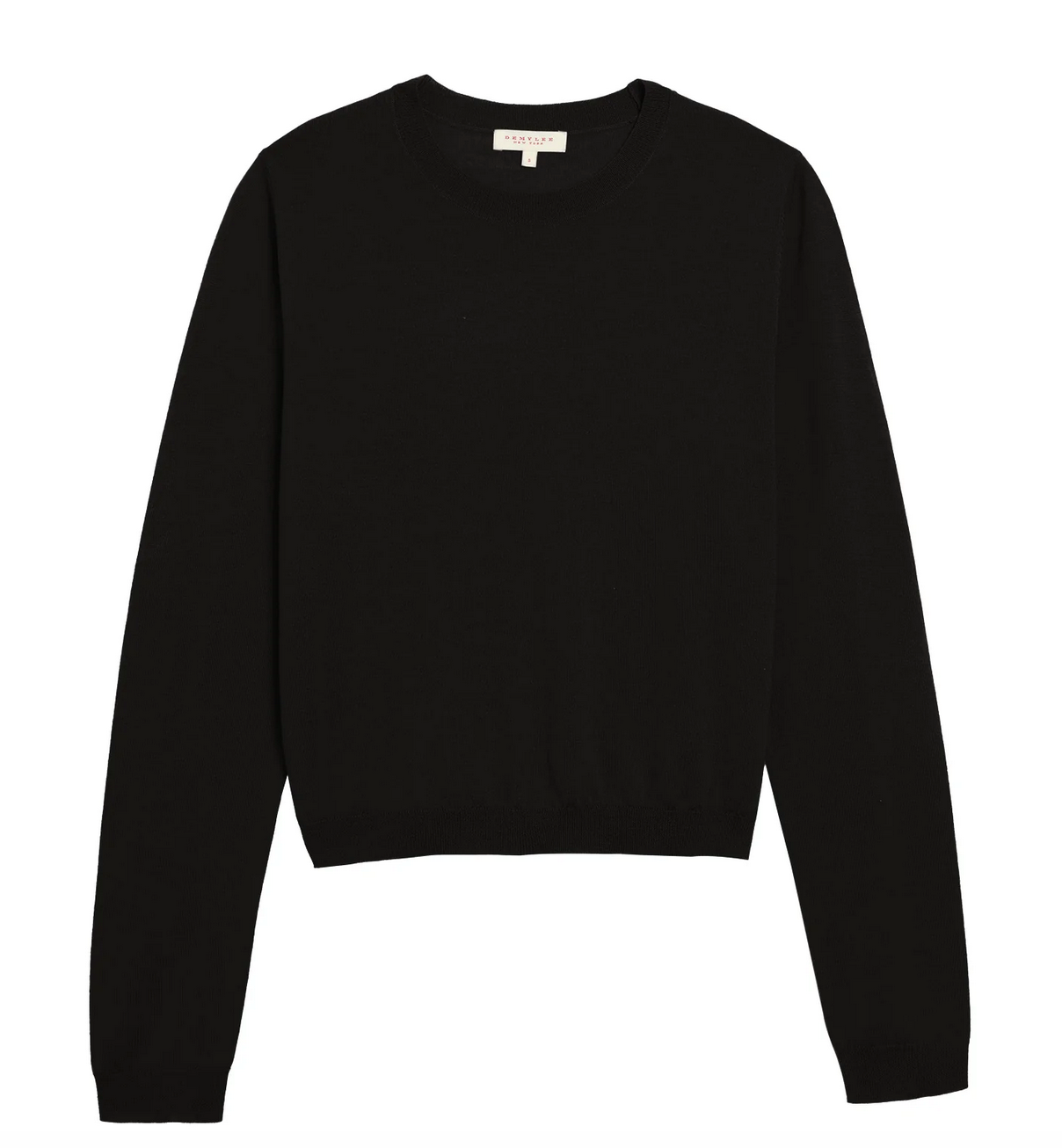 Laina superfine merino wool sweater black