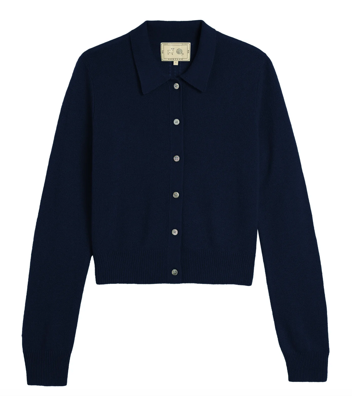 wendy cashmere cardigan navy