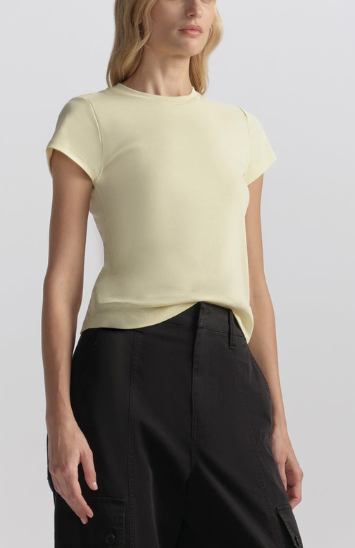 Harper Cotton Tee Light Canary