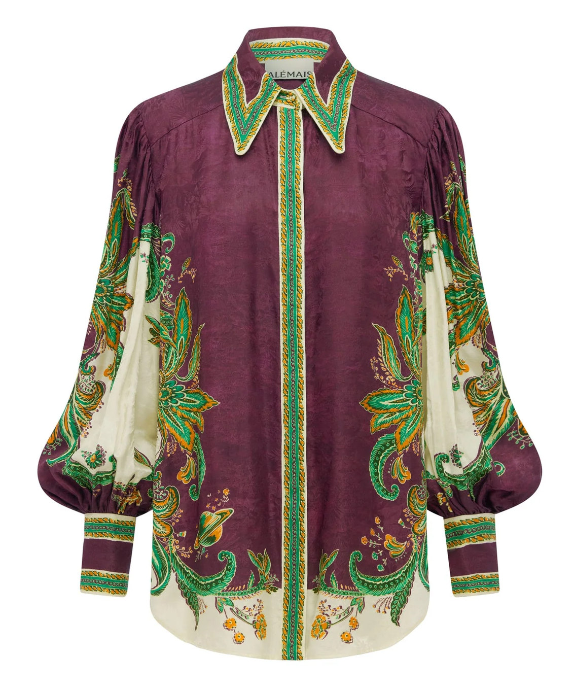 Ruthie shirt silk blend multi