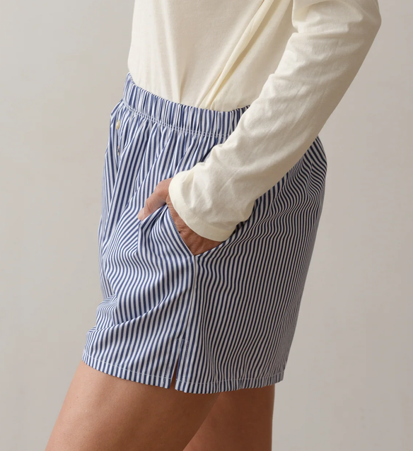 Pop boxer navy stripe