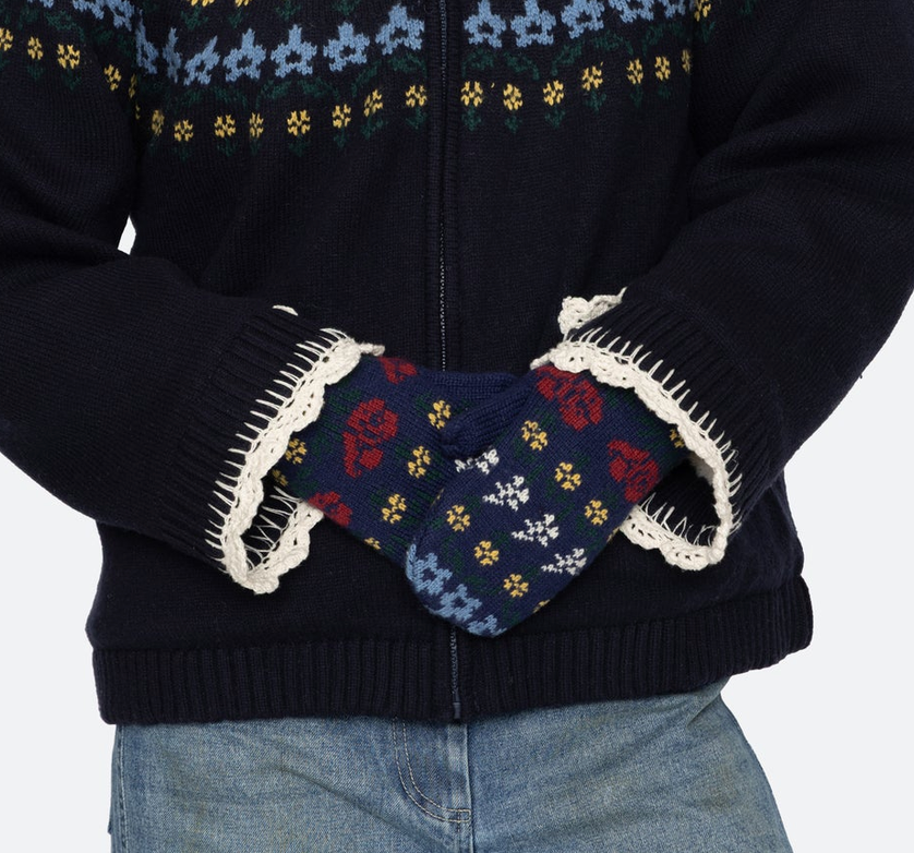 Preston Mittens Navy