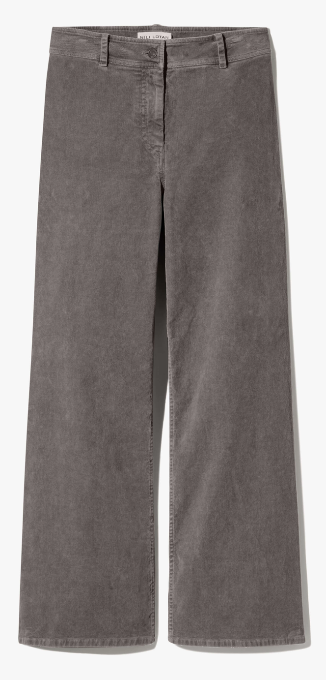 Megan Corduroy Pant Sage Grey