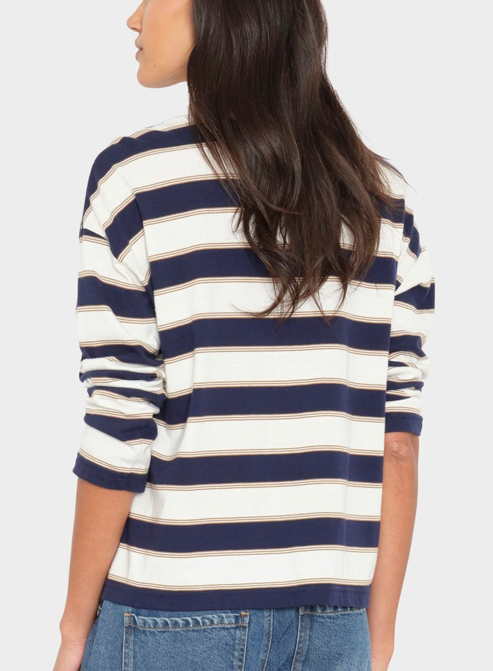Troy Tee Navy Crescent