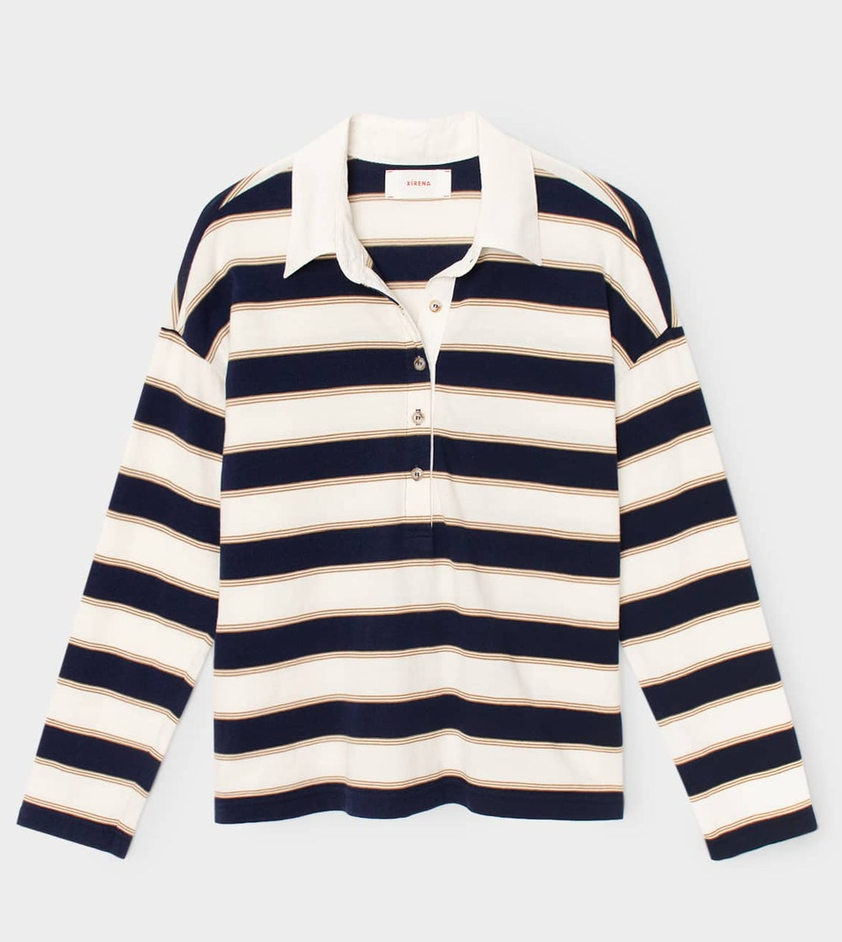 Troy Tee Navy Crescent