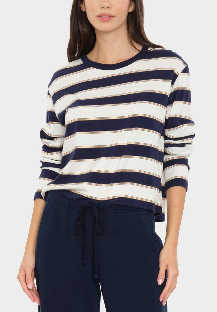 Terrance Tee Navy Crescent