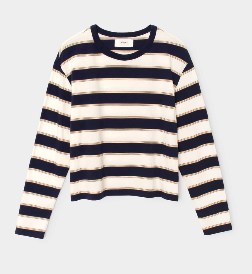 Terrance Tee Navy Crescent