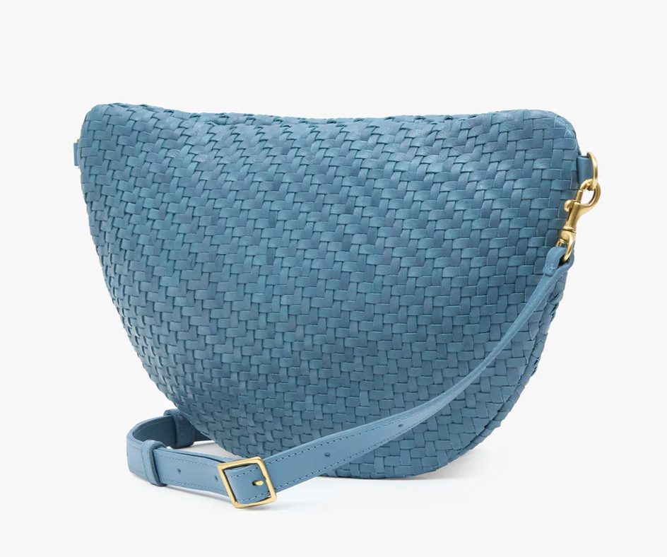 Grande Fanny Woven Zig-Zag Desert Blue