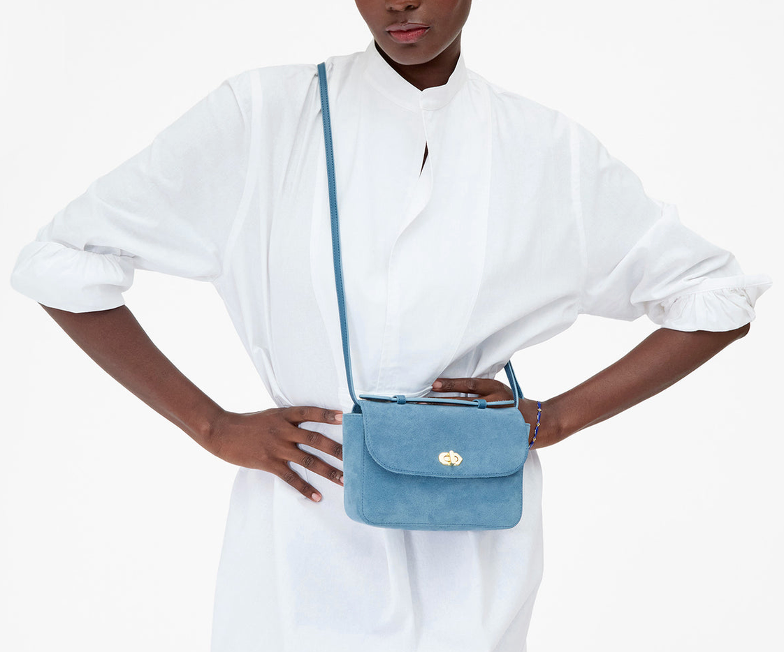 Kathryn Suede Desert Blue