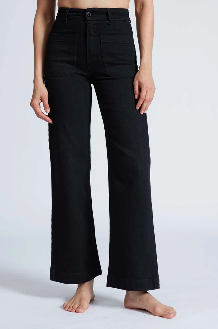 Sailor pant black resin