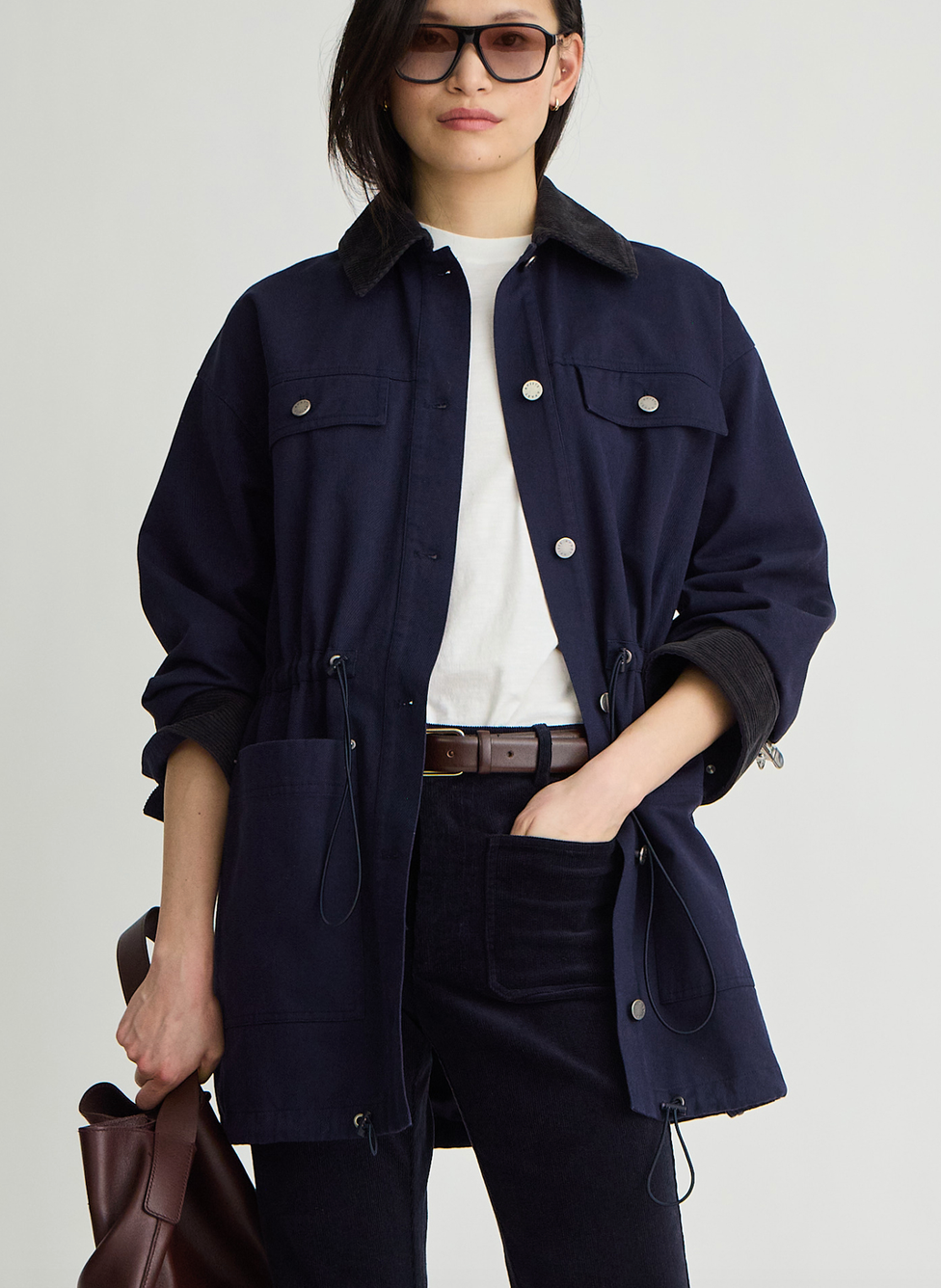 barn chore jacket navy