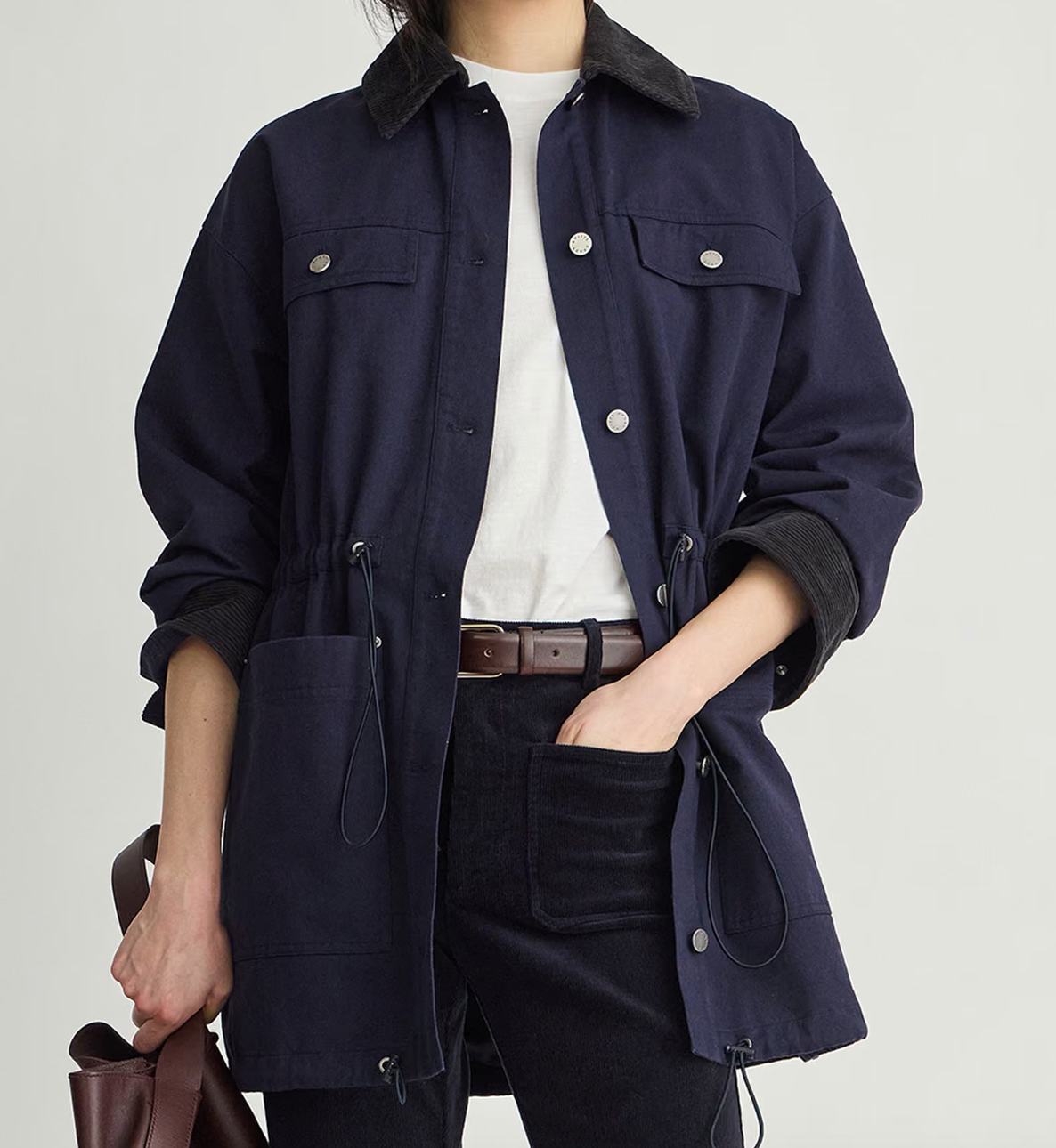 barn chore jacket navy