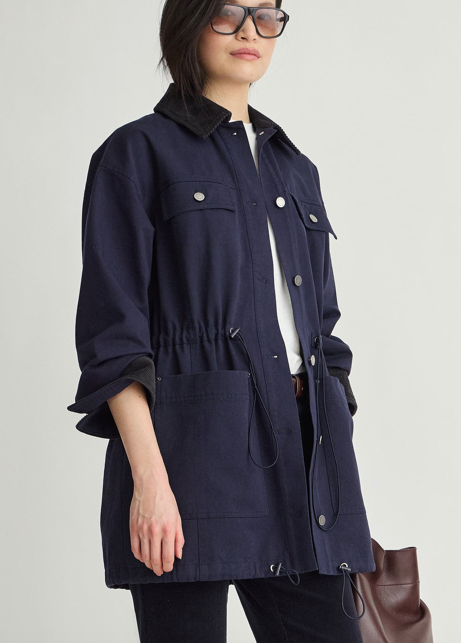 barn chore jacket navy