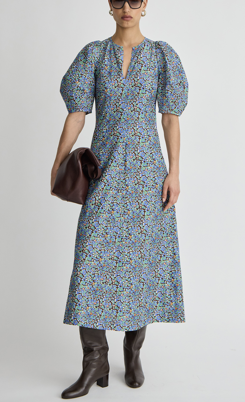 sculpted sabina maxi cloud cottage floral