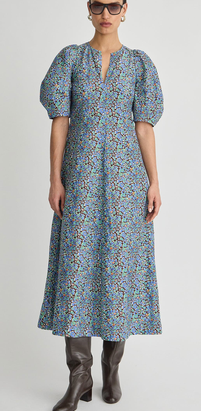 sculpted sabina maxi cloud cottage floral