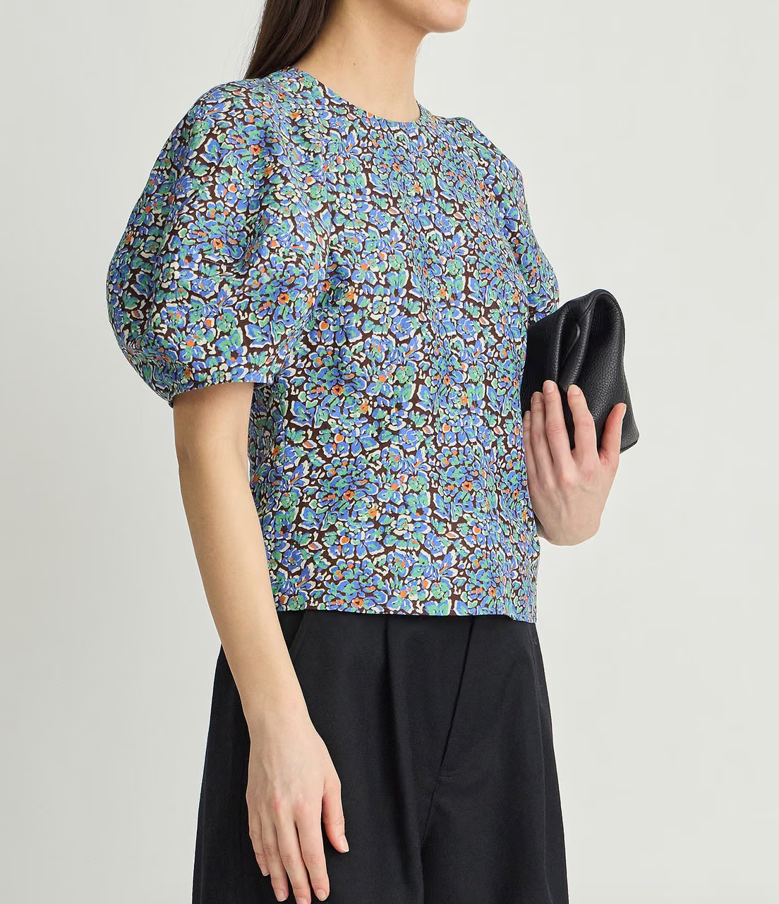 Lino top cloud cottage floral