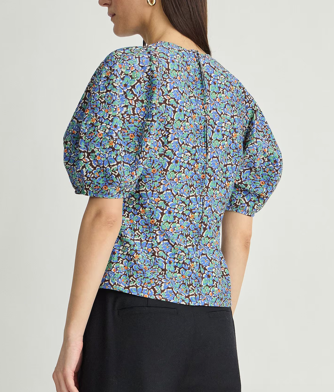 Lino top cloud cottage floral