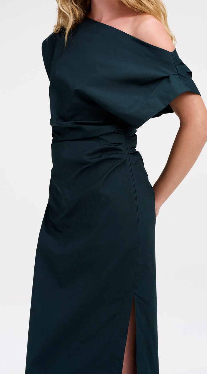Nara dress carbon blue