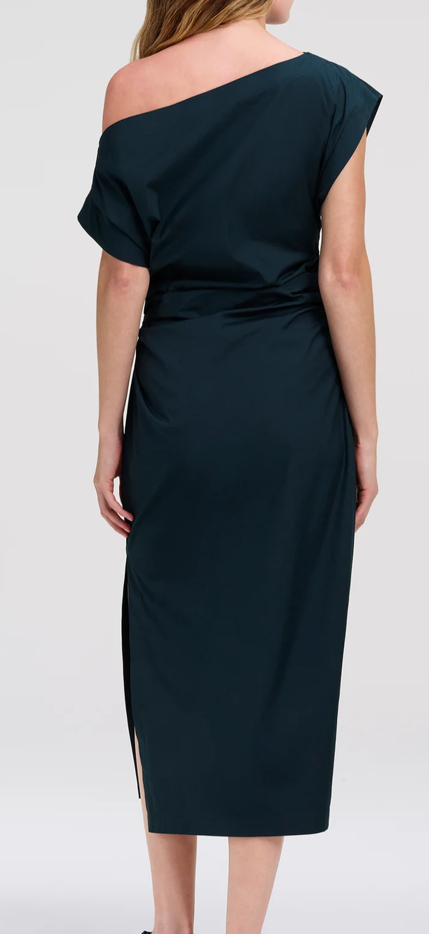 Nara dress carbon blue