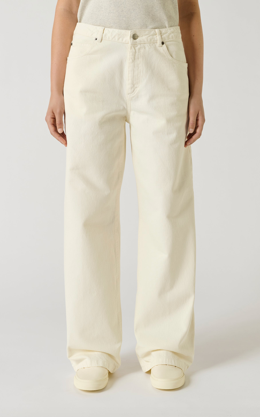 Calvin straight jeans in denim ecru