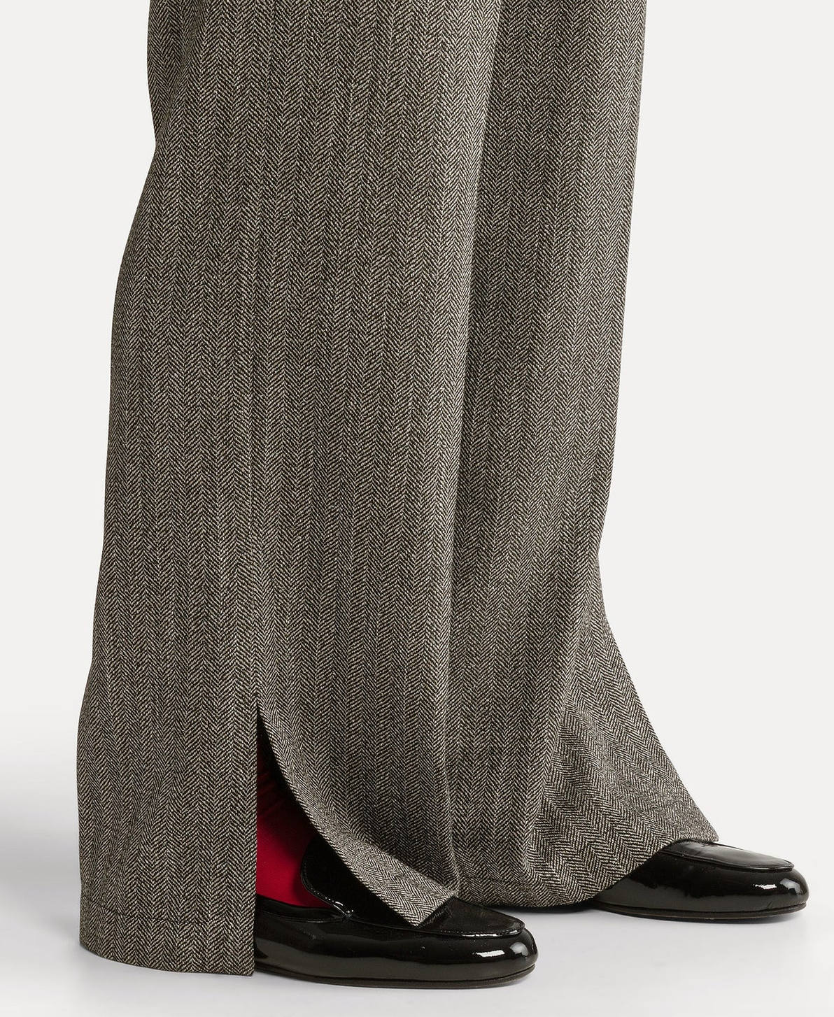 Chevron Jaspe trousers nero