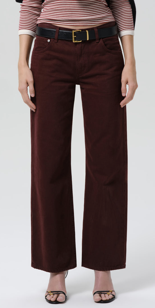 Lindz Easy Straight In Burgundy