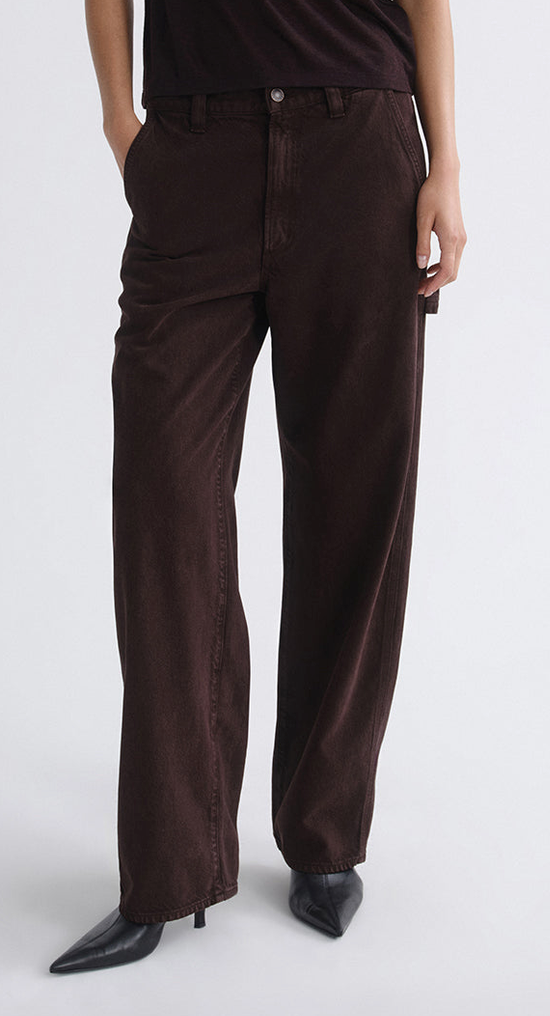 Lyndon Polished Utility Jean Flyweight In Sloe Berry