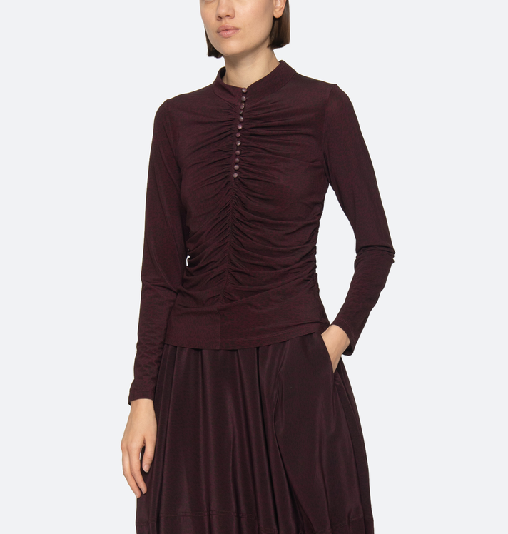 Charlize top burgundy