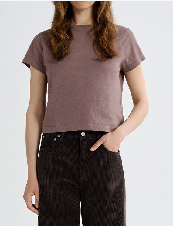 Adine Shrunken Tee Mauvine