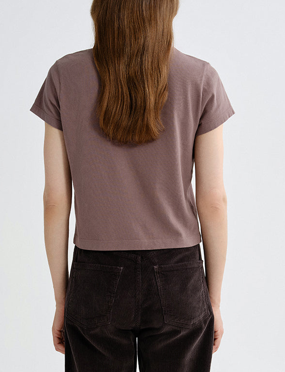 Adine Shrunken Tee Mauvine