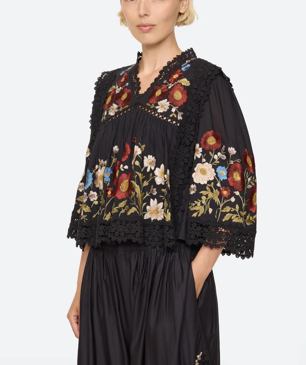 Ruwa top black
