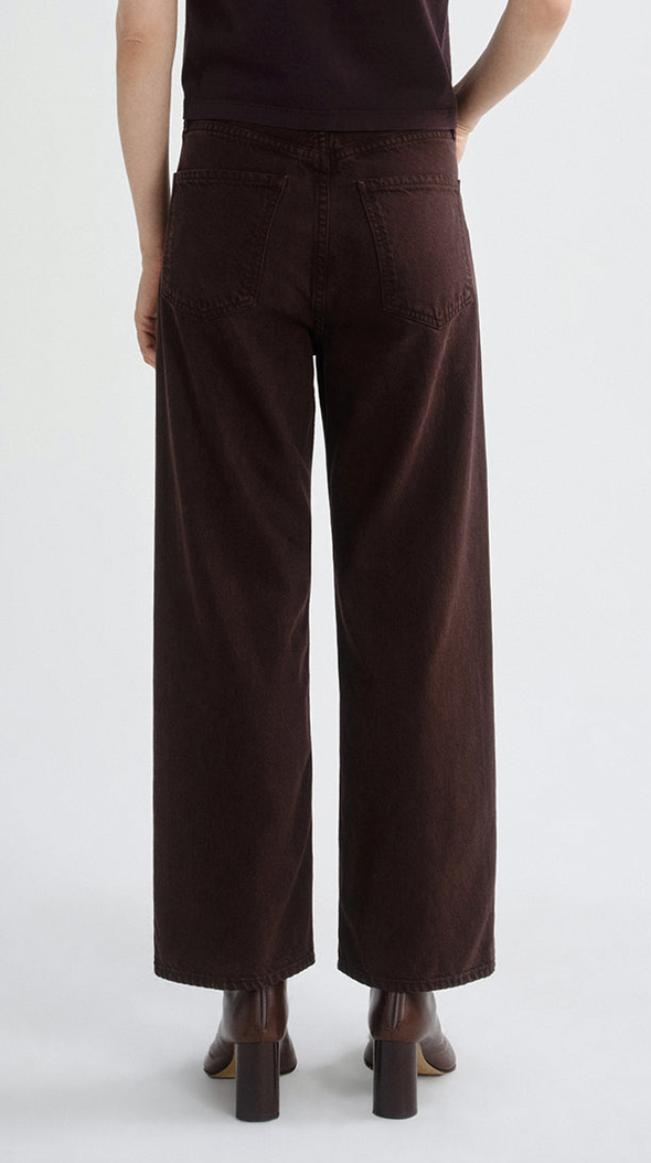 Ren High Rise Wide Leg Flyweight In Sloe Berry