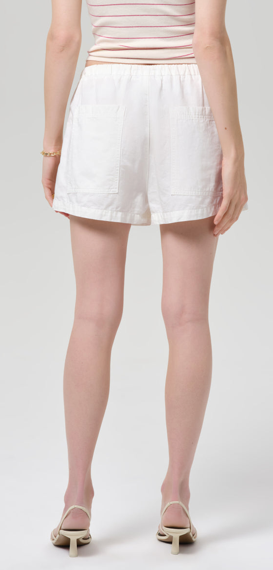 Este Drawstring Short In Cream