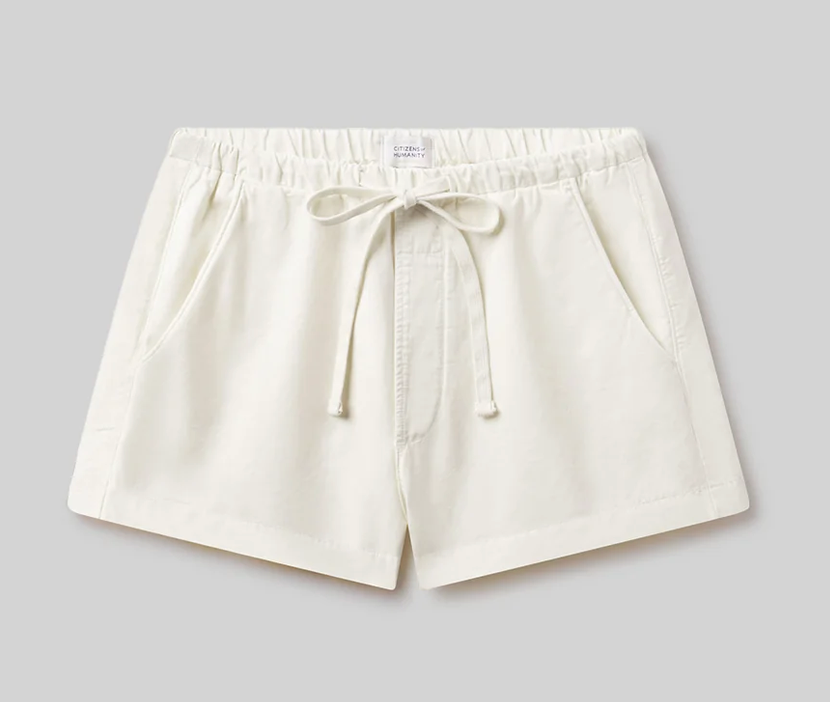 Este Drawstring Short In Cream