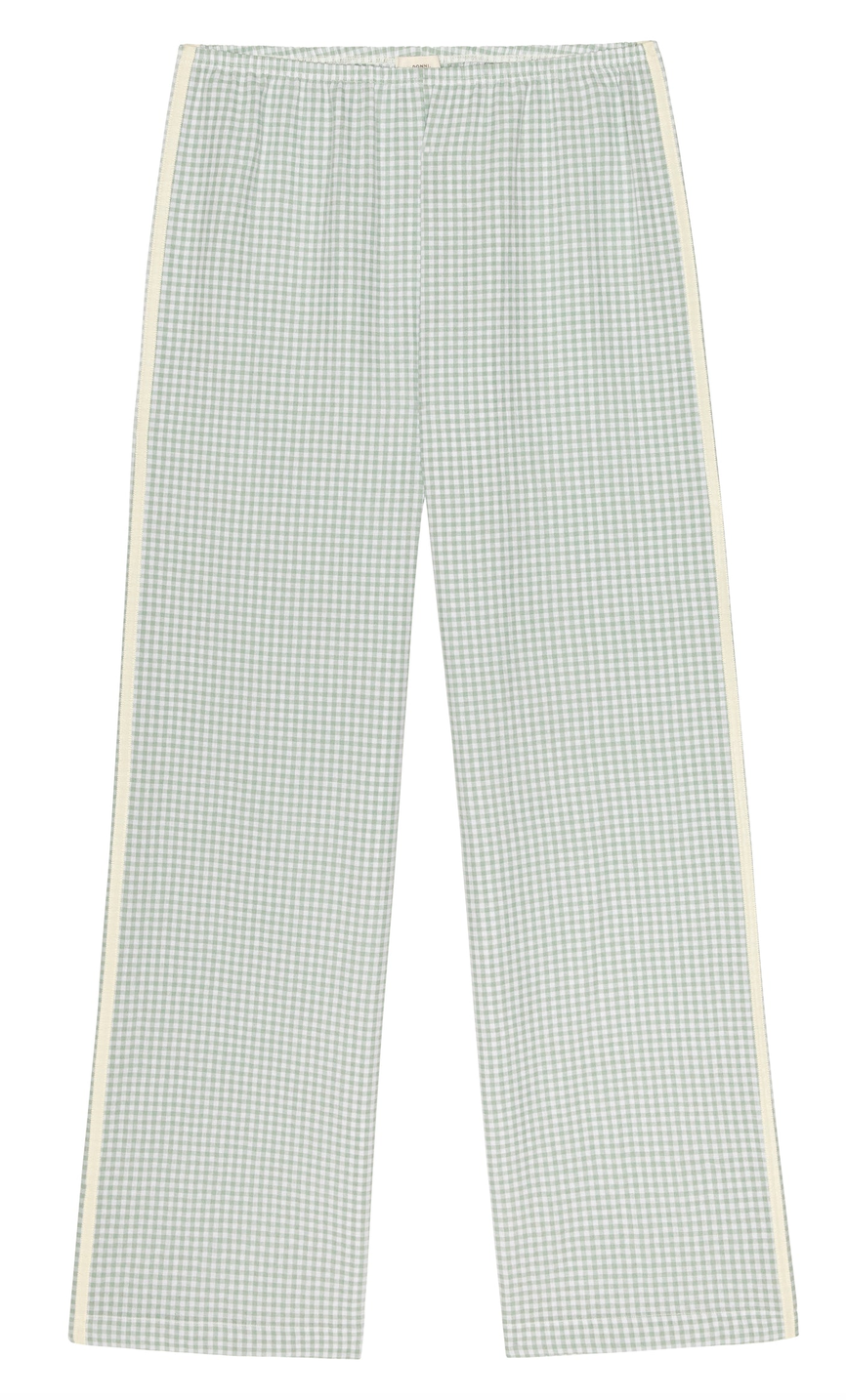 The cotton gingham stripe crop pant Dill