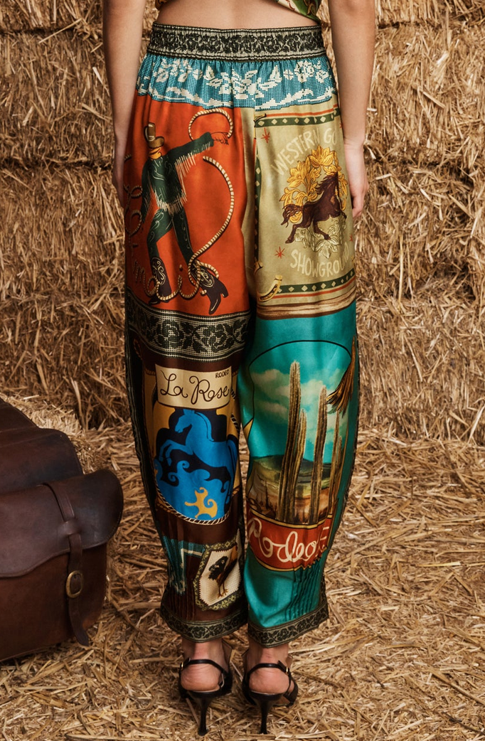 Ace tapered silk pant