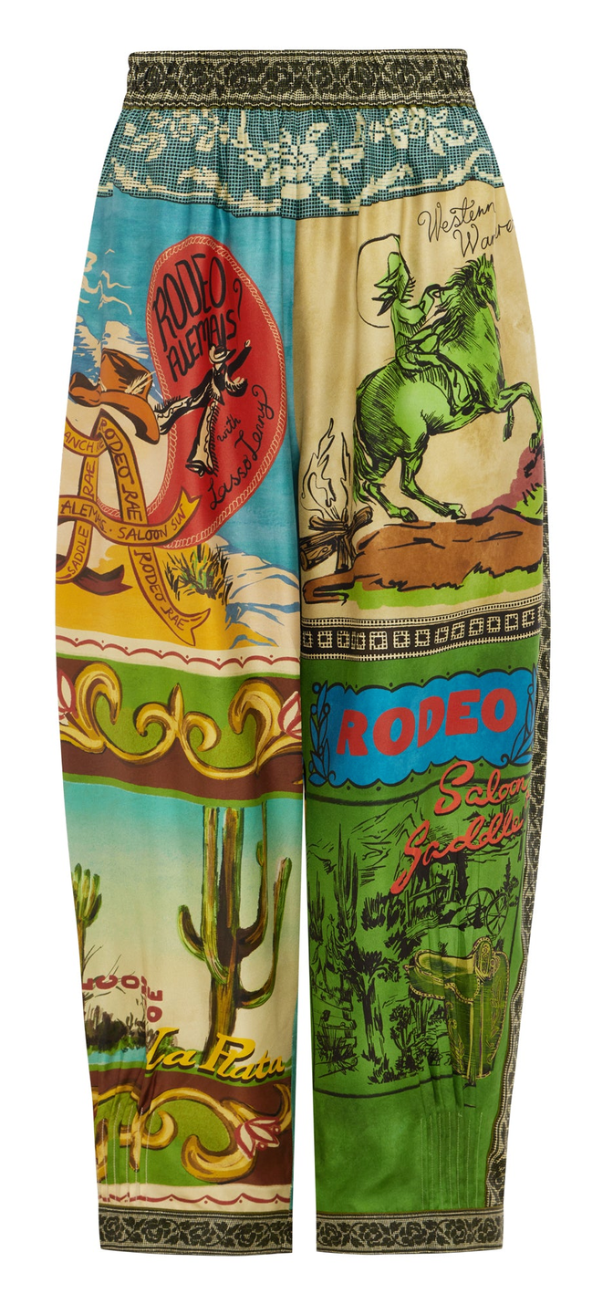 Ace tapered silk pant