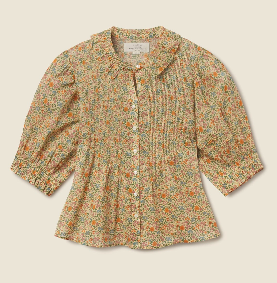 Jess Blouse Gardenette Voile