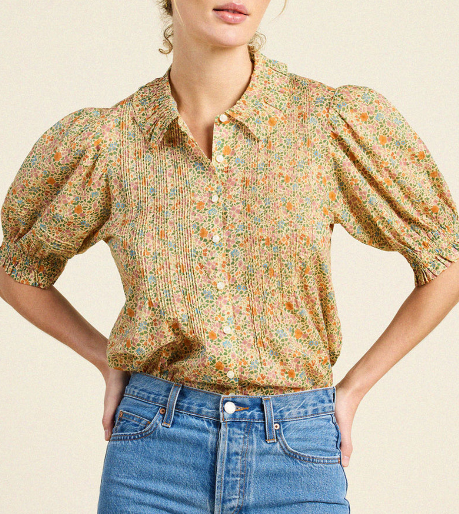 Jess Blouse Gardenette Voile