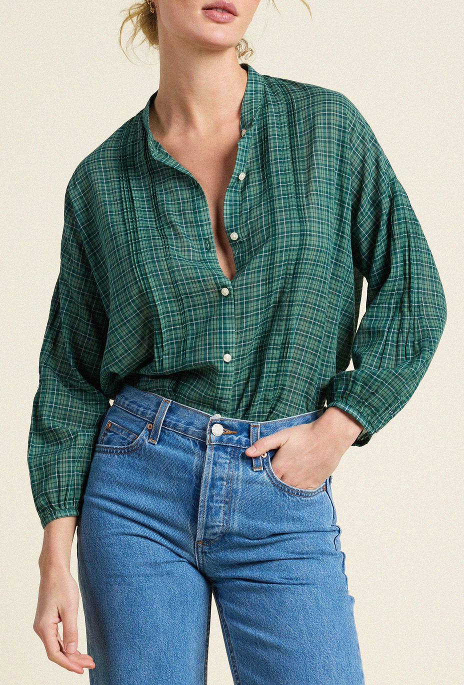 Jordyn Blouse Muir Tartan