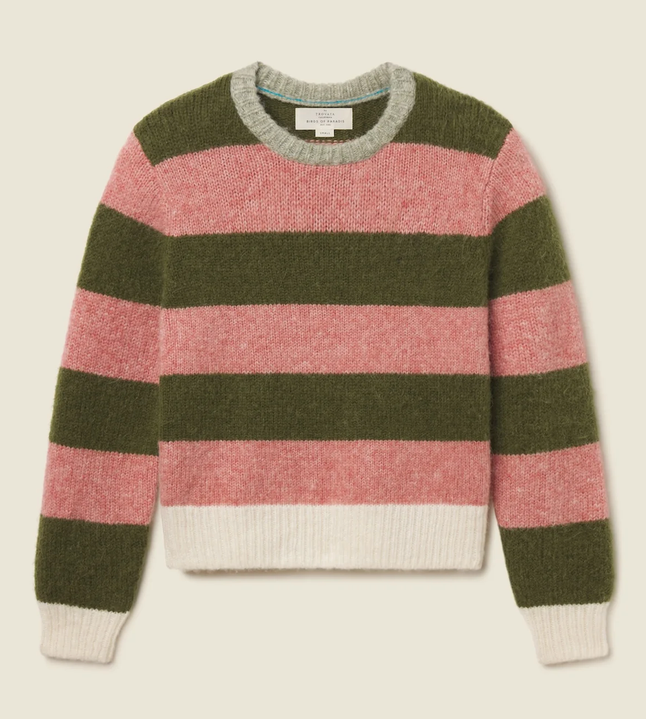 Cleo Sweater Pink Stripe