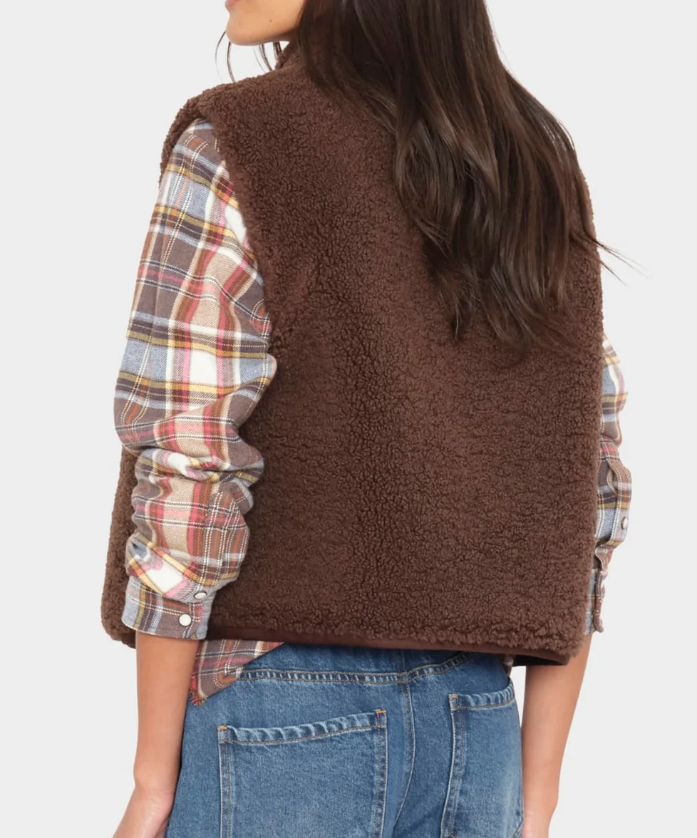 chocolate brown kensi vest