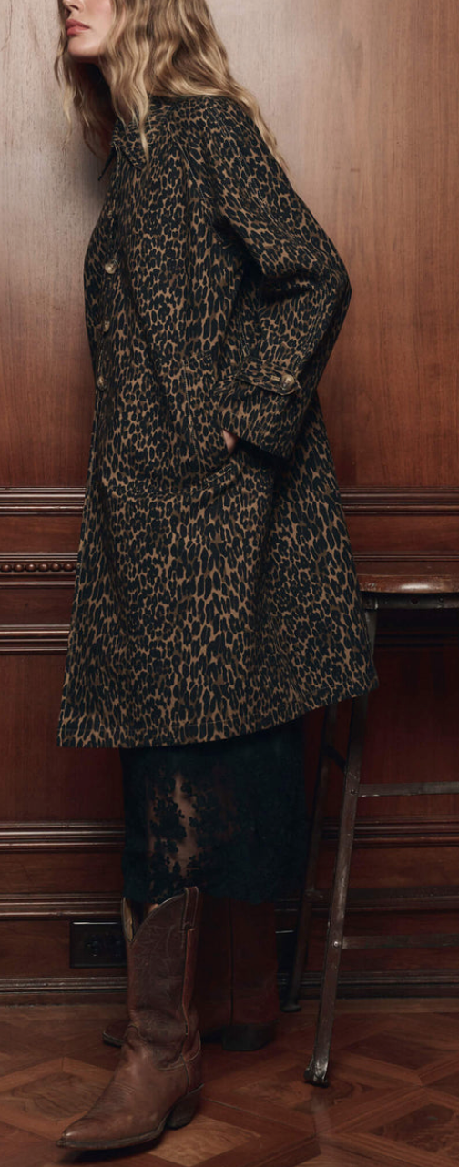 The Trench Coat Dark Leopard