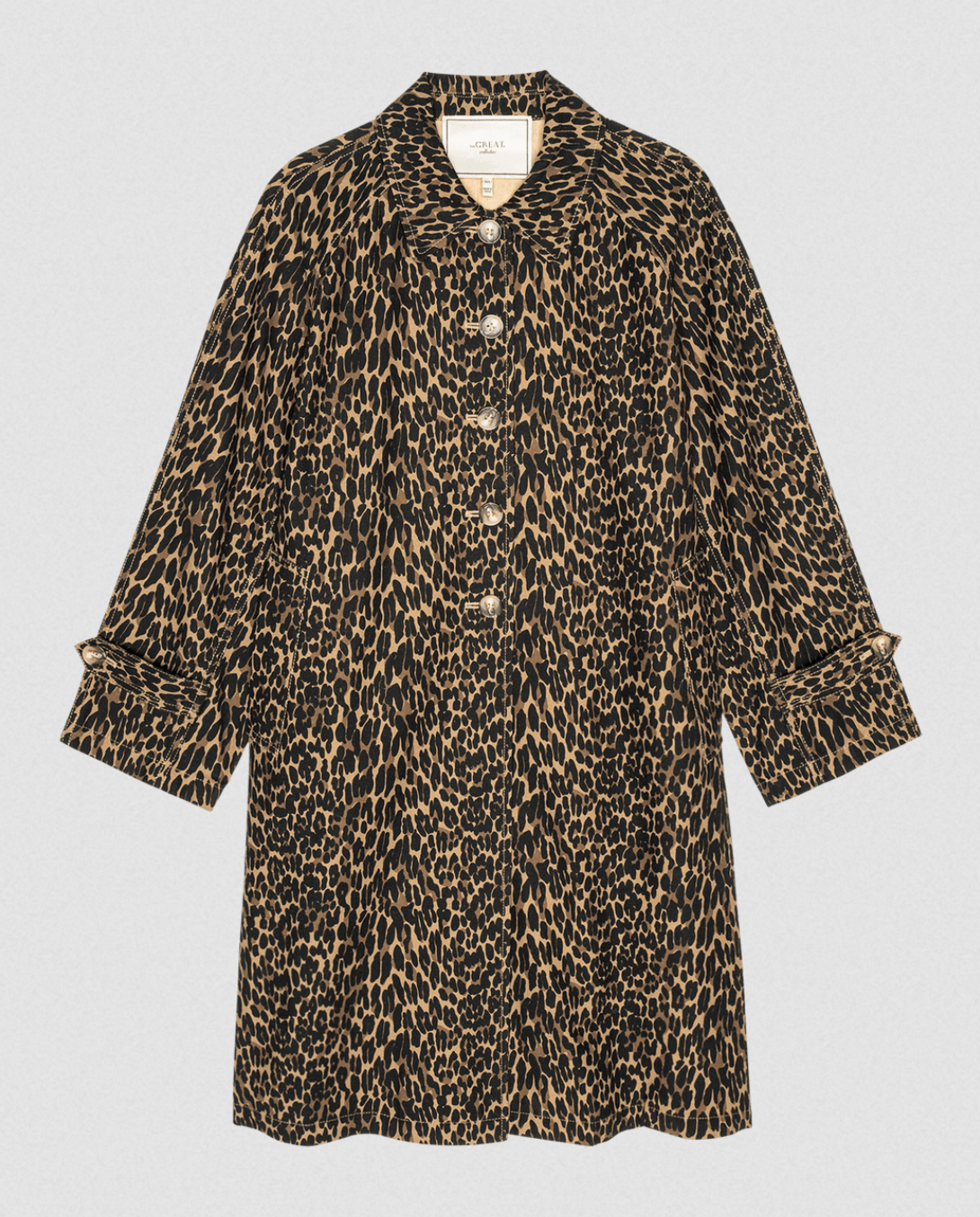 The Trench Coat Dark Leopard